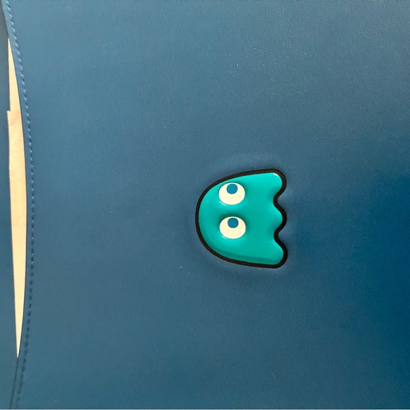 Coach Pac-Man, rare blue tech Laptop Sleeve - Picture 8 of 10